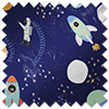 Outer Space, Celestial Blue - Roller Blind